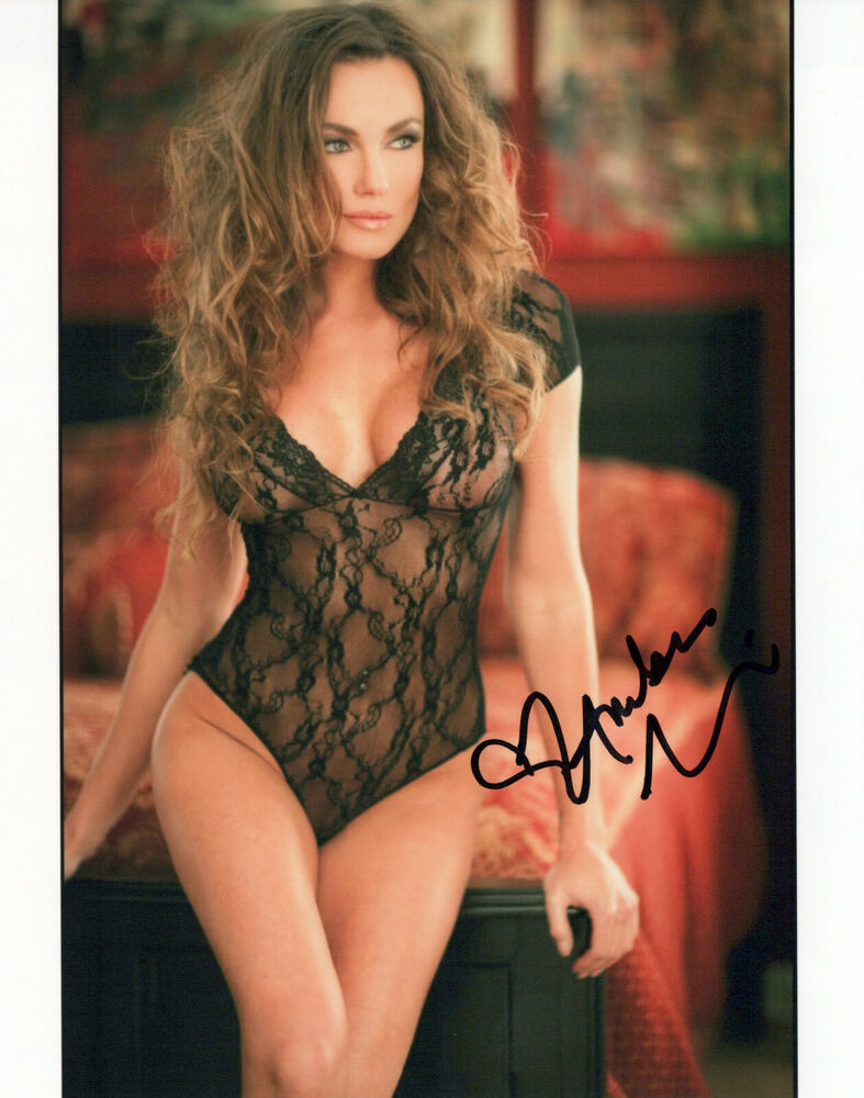 Amber Nichole Miller glamour shot autographed Photo Poster painting signed 8x10 #1