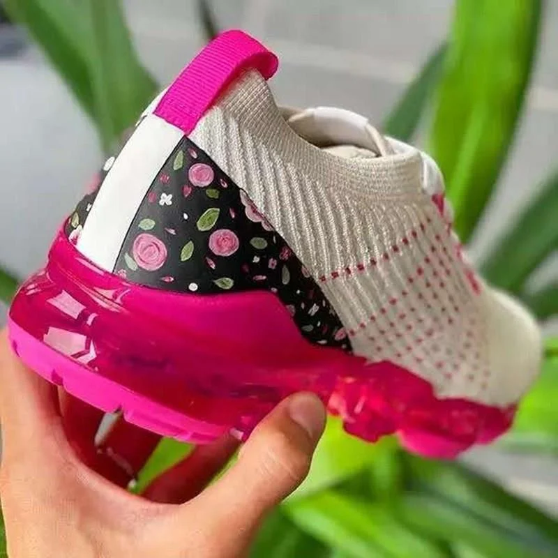 Wongn Wongn Flying Knit Airmat Sneakers Women's Casual Running Shoes Single Shoes Women