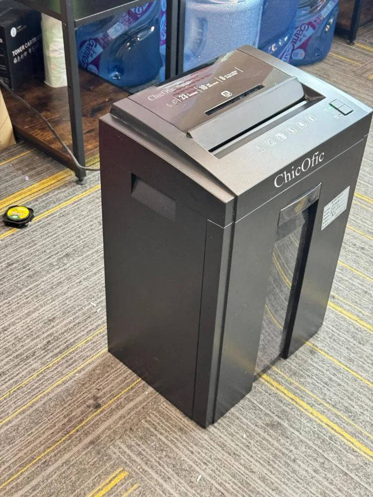 ChicOfic Black Heavy Duty Shredder Secure Document Destruction