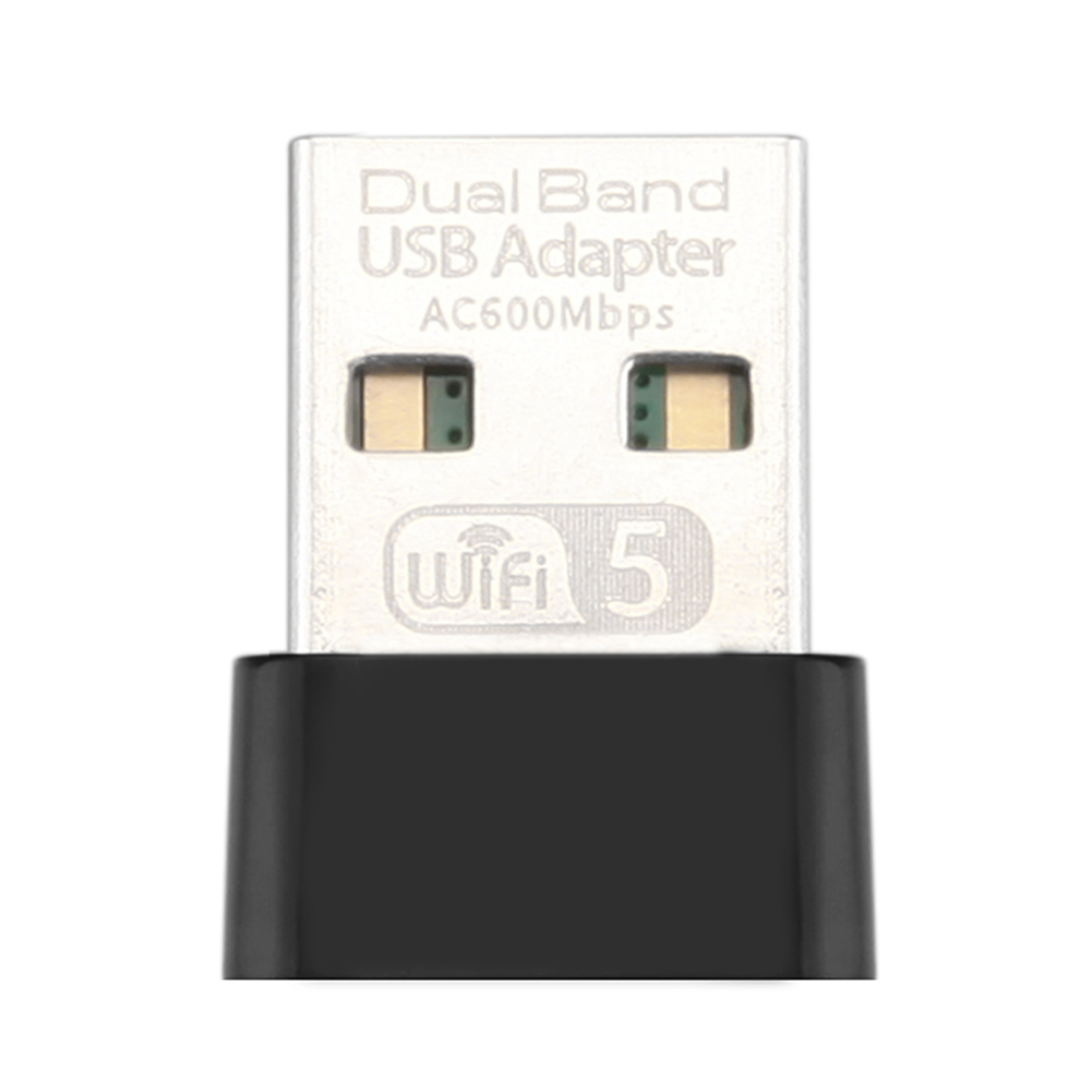 

600M USB2.0 Wireless Dongle Adapter 2.4+5.8GHz WiFi Receiver Network Card, 501 Original