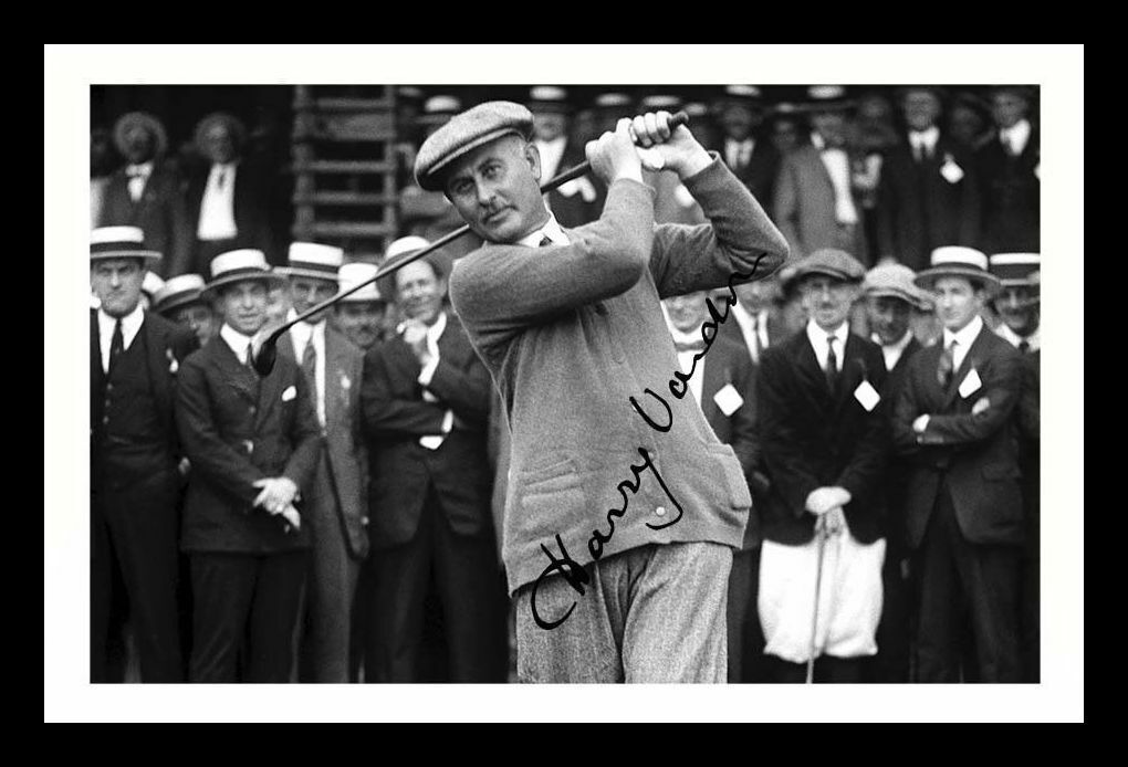 Harry Vardon - Golf Autograph Signed & Framed Photo Poster painting