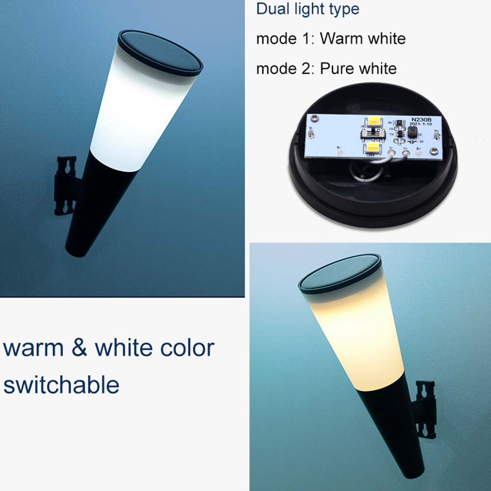 

LED Solar Torch Light Color-Changing Waterproof Sunlight Wall Lamp Decor, 501 Original