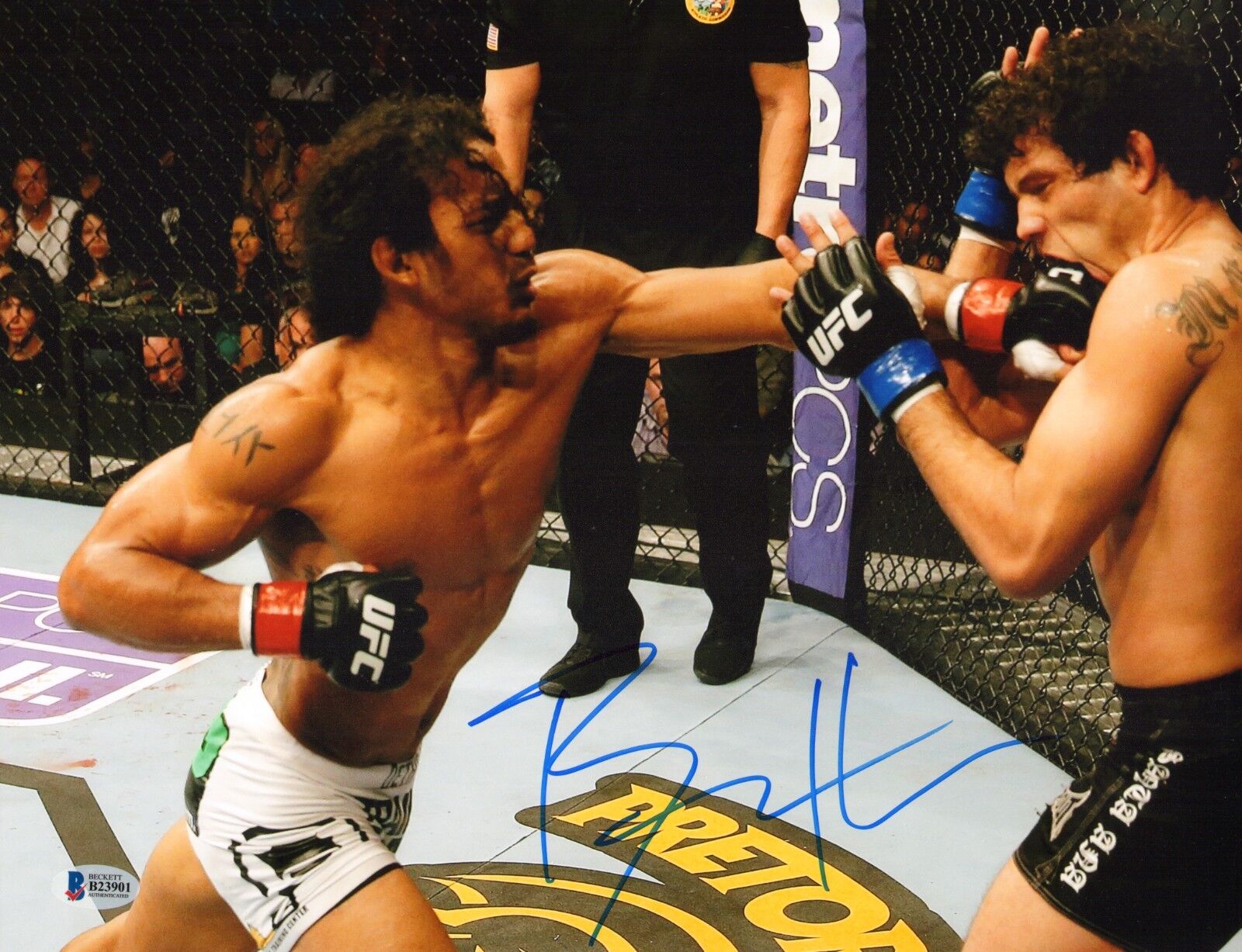 Benson Henderson Signed 11x14 Photo Poster painting BAS Beckett COA UFC on Fox 7 Picture Auto'd