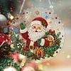Santa Claus DIY Diamond Painting Pendant Double Sided Gem Beads 25cm