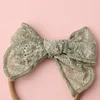Lovely Embroidery Bowknot Hair Head Bands for Babies