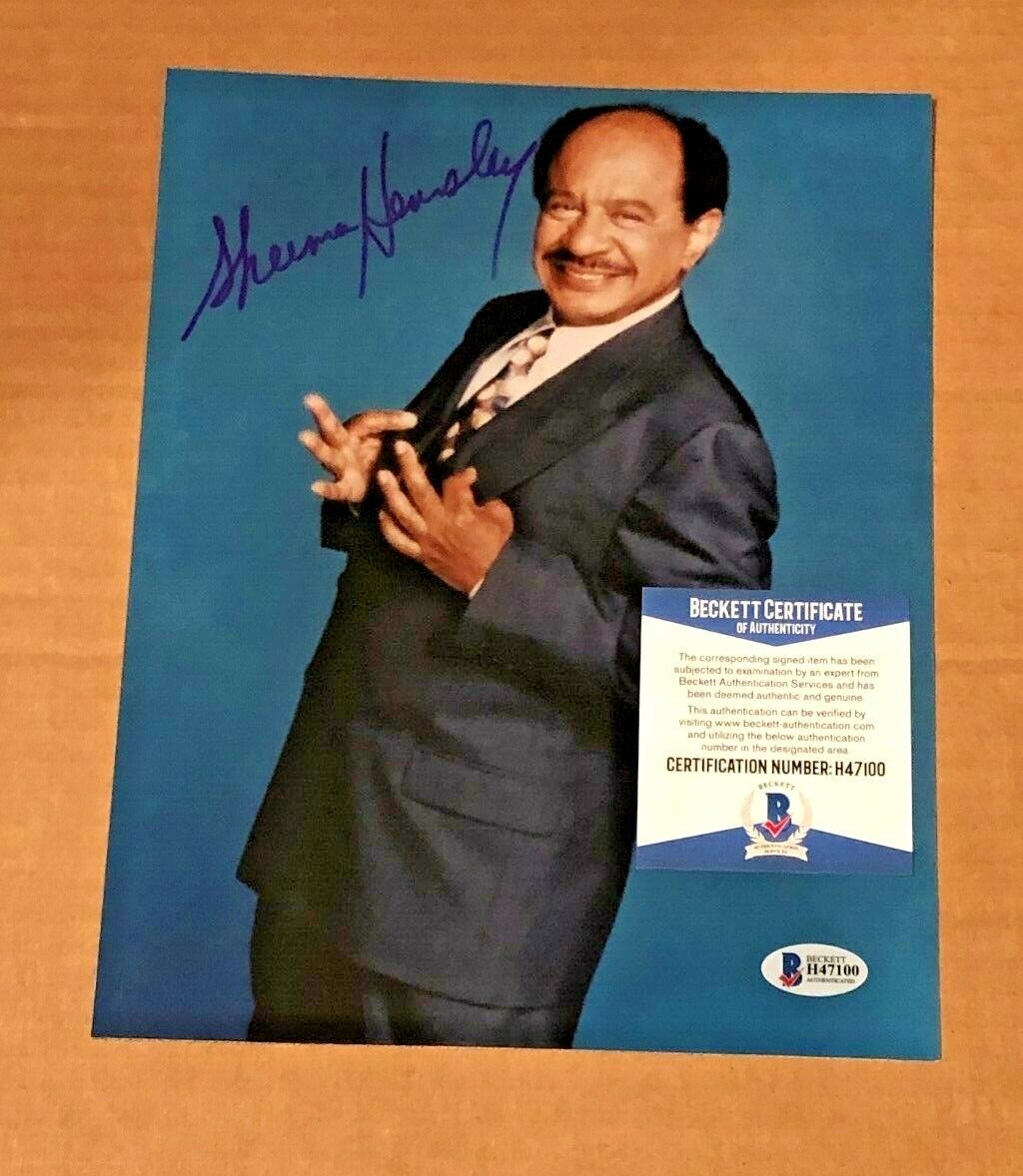 SHERMAN HEMSLEY SIGNED 8X10 THE JEFFERSON Photo Poster painting BECKETT CERTIFIED