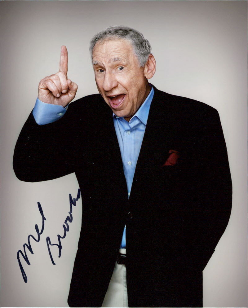 Mel Brooks signed authentic 8x10 Photo Poster painting COA