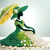 Beauty Special Shaped 5D DIY Partial Drill Diamond Painting Kits for Adults Beginners Home Decor Diamonds Paintings Gem Art 11.81 X11.81inch