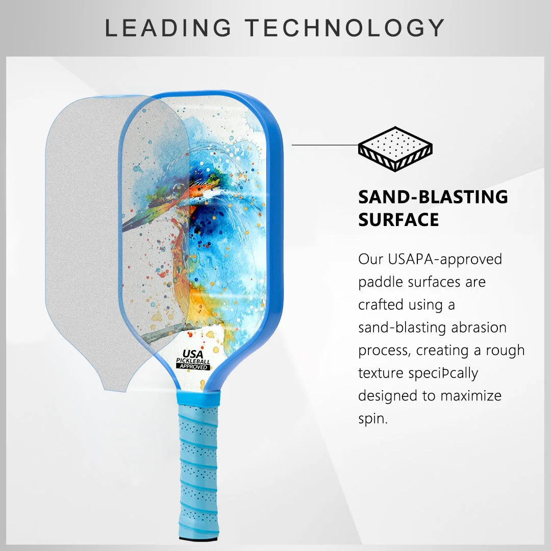 Original Paddle (16mm) T700 Sandblasted Carbon Fiber-Acrylic Ace Paddle