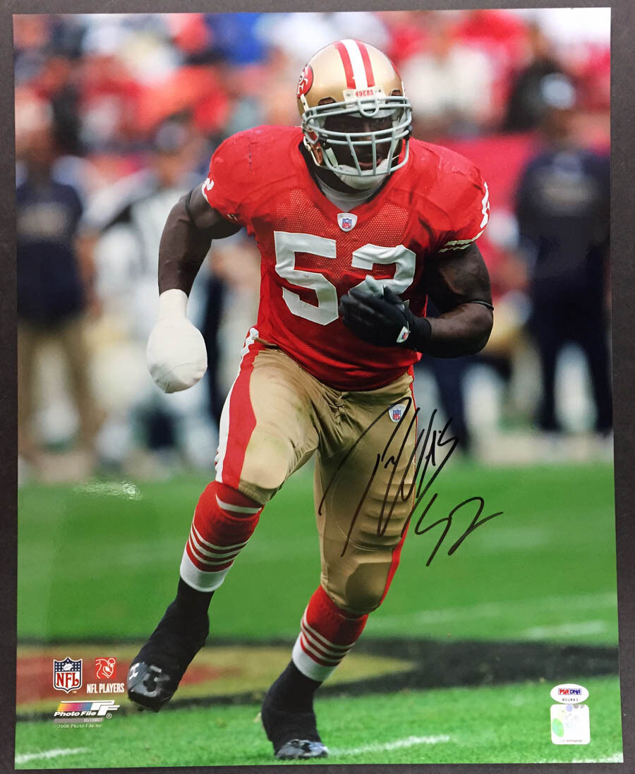 Patrick Willis SIGNED 16x20 Photo Poster painting San Francisco 49ers PSA/DNA AUTOGRAPHED RARE