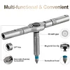Screwdriver, Electronic Repair Kit and Security Bit Set,24pcs Household Multifuctional Ratchet Screwdriver Set with Detachable Handle