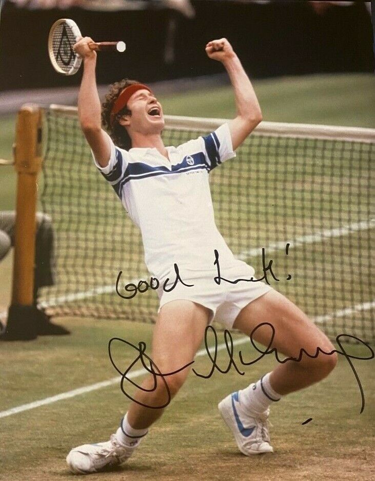 John McEnroe signed autographed 8x10 Photo Poster painting Tennis