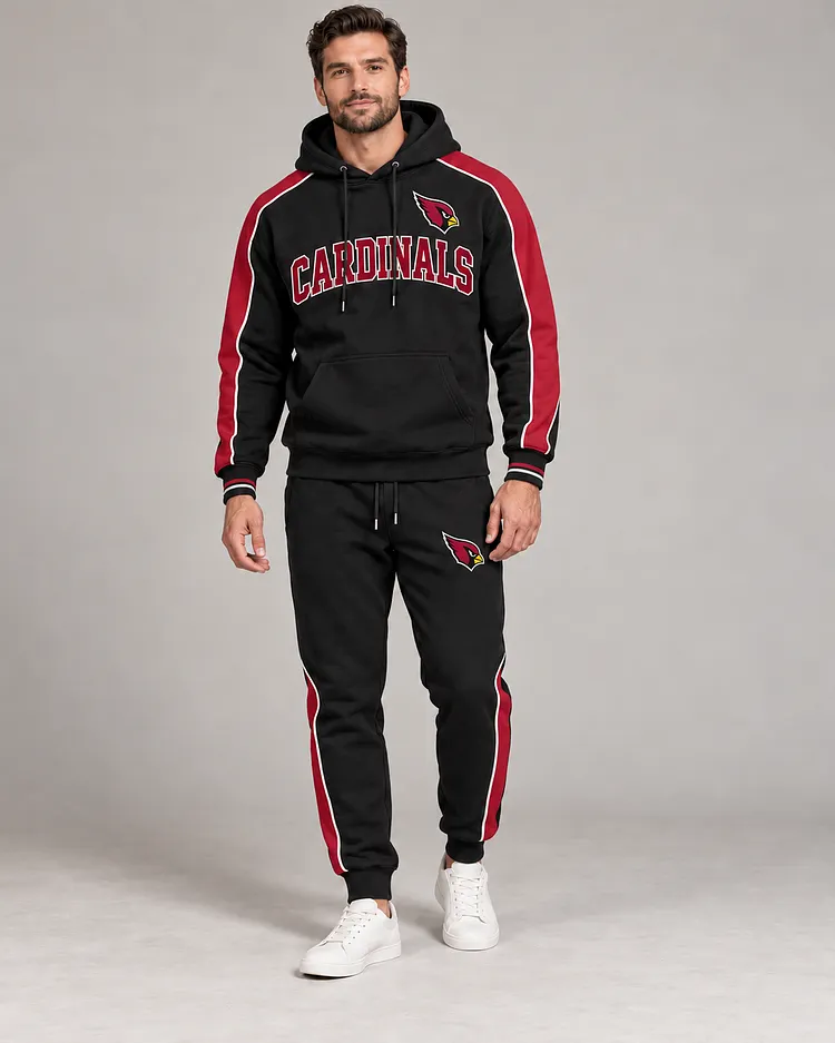 Arizona Cardinals Men's Hoodie And Pants Set - Design 1
