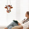 2pcs Cow 2D Flat DIY Diamond Painting Set Diamond Art Pendant Wall Door Decor