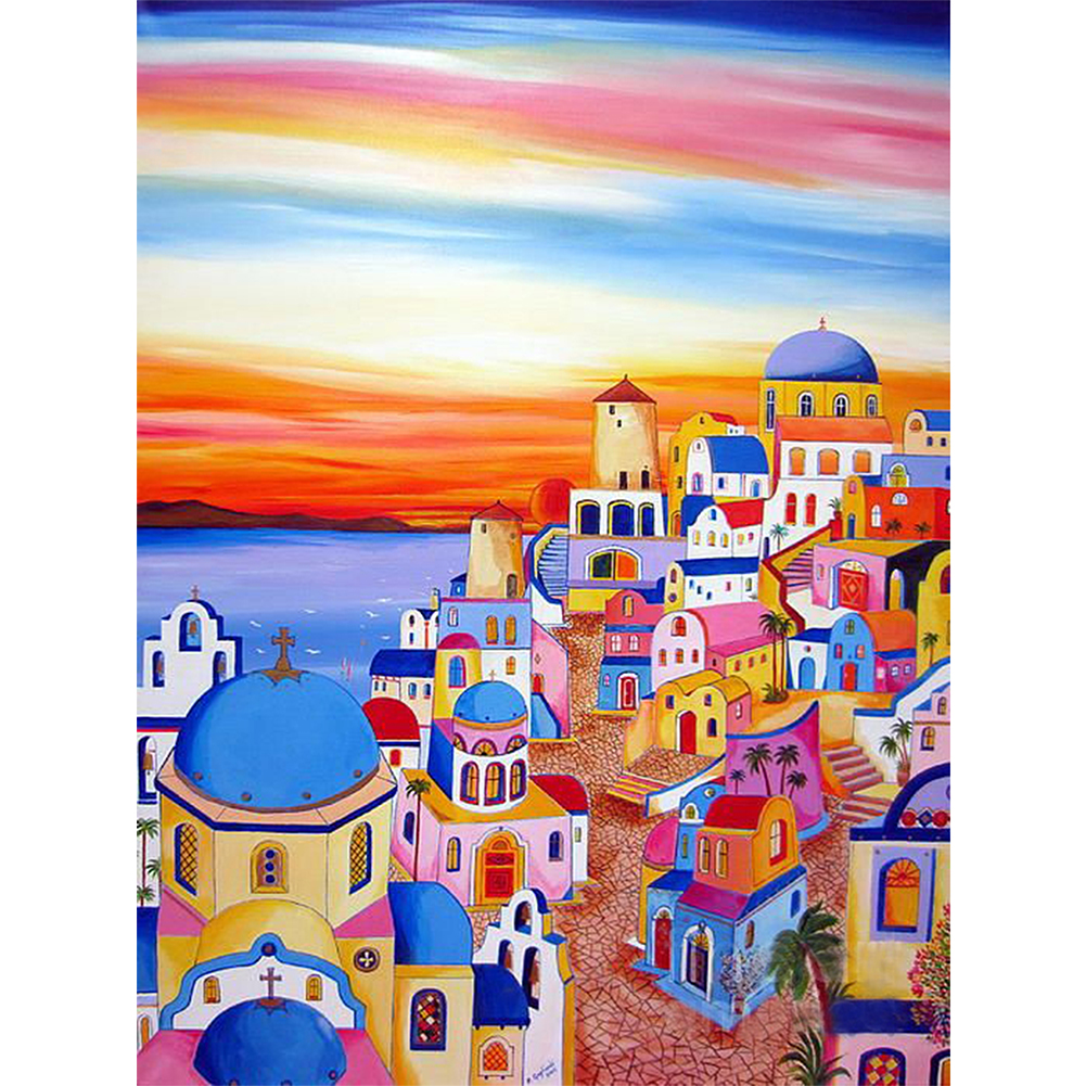 

Aegean - Round Drill Diamond Painting - 30*40CM, 501 Original