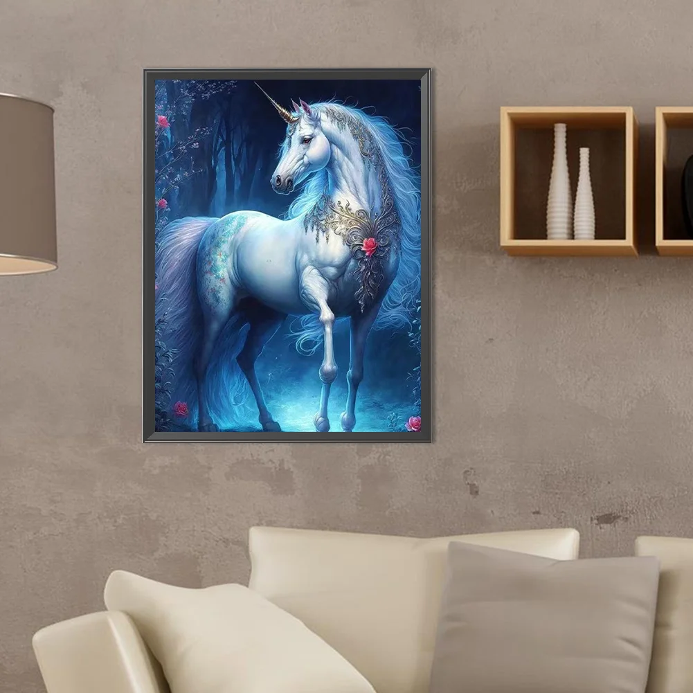 Diamond Painting - Full Round Drill - Unicorn(Canvas|30*40cm)