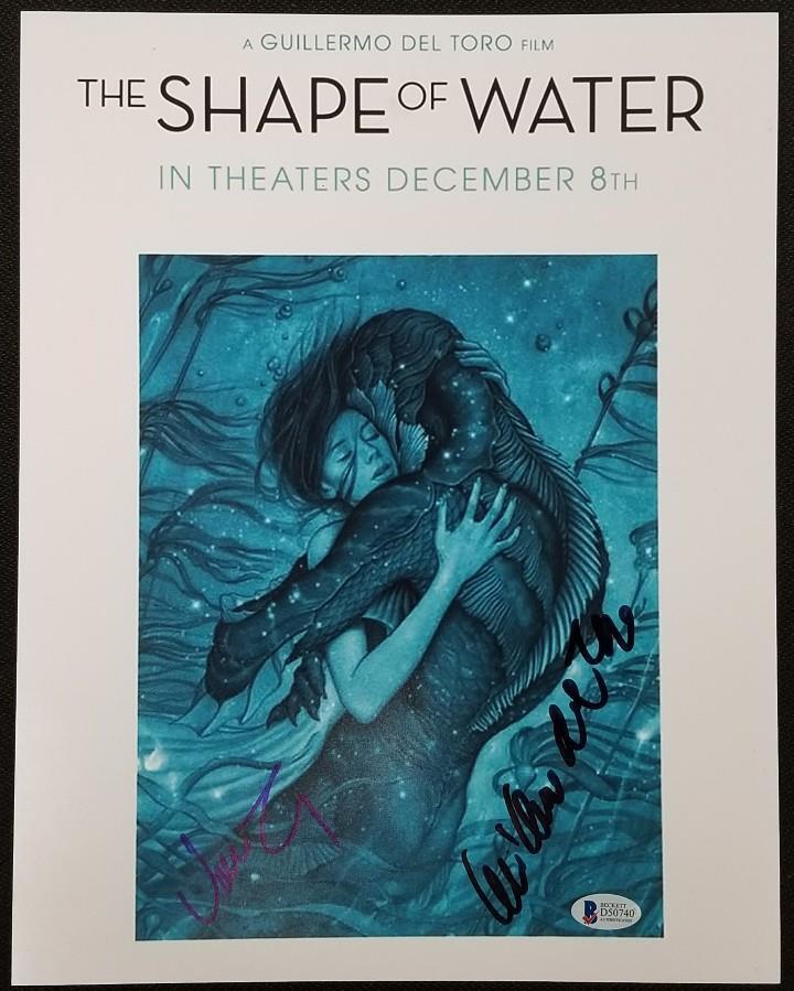 GUILLERMO DEL TORO + VANESSA TAYLOR Shape of Water 11x14 Photo Poster painting 2 Beckett BAS COA