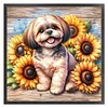 Shih Tzu Dog-11CT Stamped/Counted Cross Stitch 40*40cm tapestrymarket