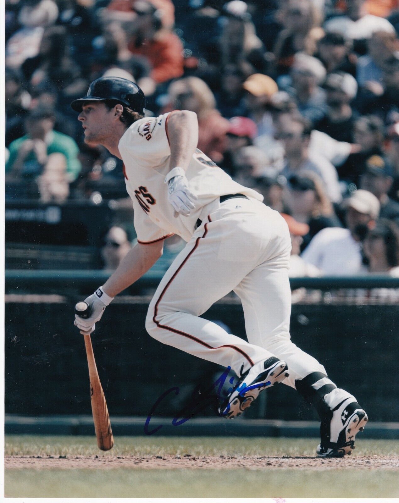 CONOR GILLASPIE SAN FRANCISCO GIANTS ACTION SIGNED 8x10