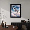 Diamond Painting-DIY Special Shaped Drill Pearl Painting Whale(30x40cm)