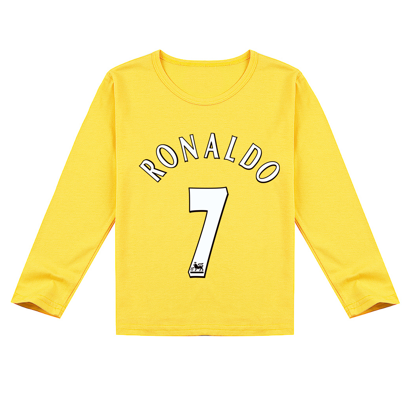 Mayoulove Kids' Cristiano Ronaldo Long Sleeve T-Shirt - Perfect for Boys & Girls, Soccer Fan Gear-Mayoulove