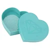 Diamond Painting Plastic Sky Blue Tray Heart Shape Drill Plate 7x7cm
