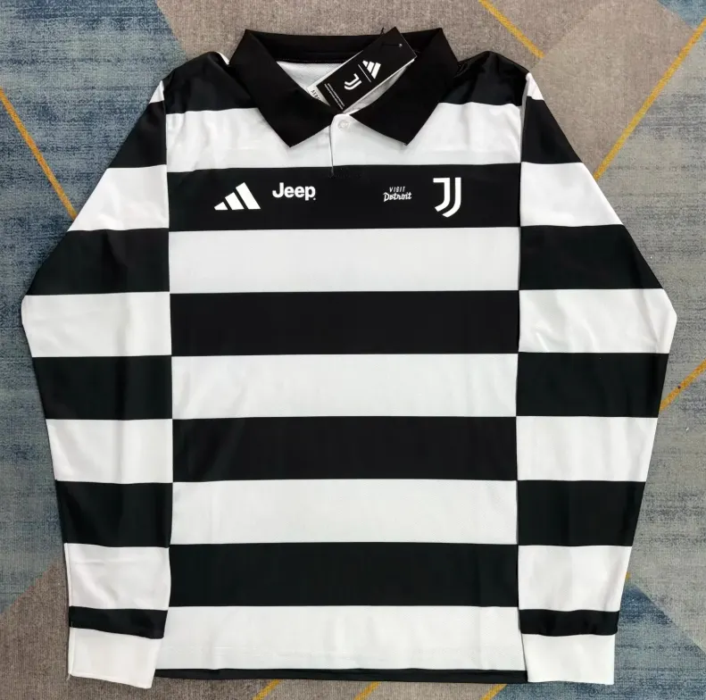 2025/2026 Long Sleeve Juventus Fourth Away （Advertisement Version）Football Jersey 1:1 Thai quality