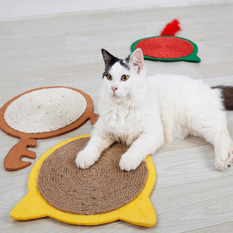 Christmas cat mat