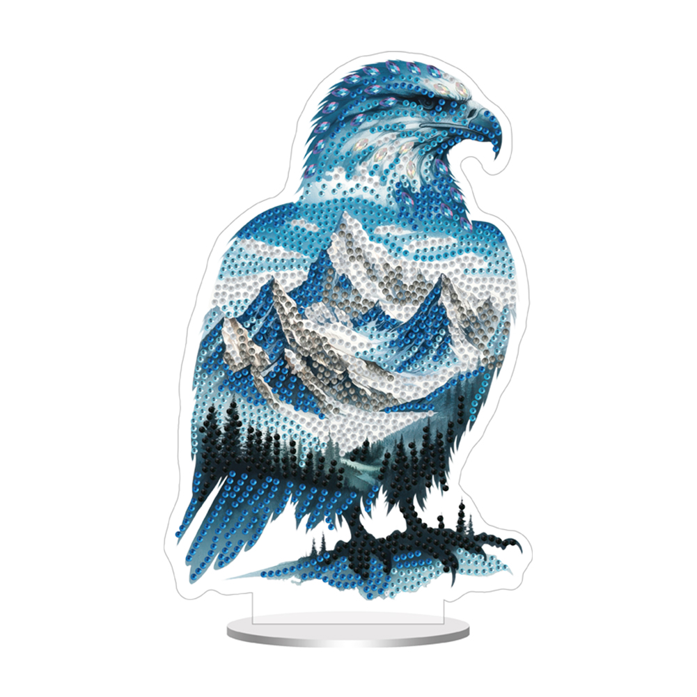 Acrylic Special Shape Eagle 5D DIY Diamond Painting Art Tabletop Decorations