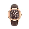 Patek Philippe Aquanaut Travel Time Brown Dial Rose Gold 5164R-001