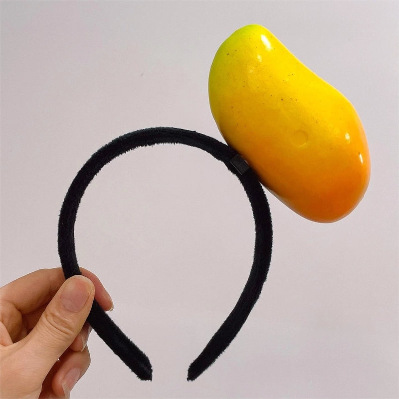 Women’s Cute Fruit Vegetable Mixed Materials Hair Band