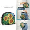 DIY sunflower shaped diamond painting one-shoulder chain lady bag