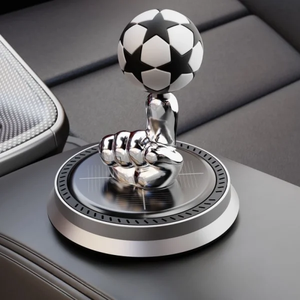 Solar Powered Rotating Football Car Aromatherapy