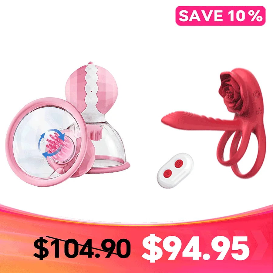 rotating nipple toy 2 Pack Nipple Sucker Rotating Tittie Toys main image 0