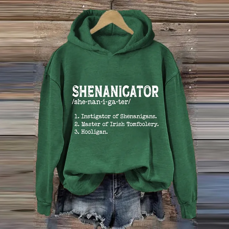 VChics St. Patrick's Day Shenanigator Casual Hoodie