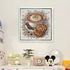 Coffee Cookies-14CT Stamped Cross Stitch Egyptian Cotton 23*23cm/9.06*9.06in tapestrymarket