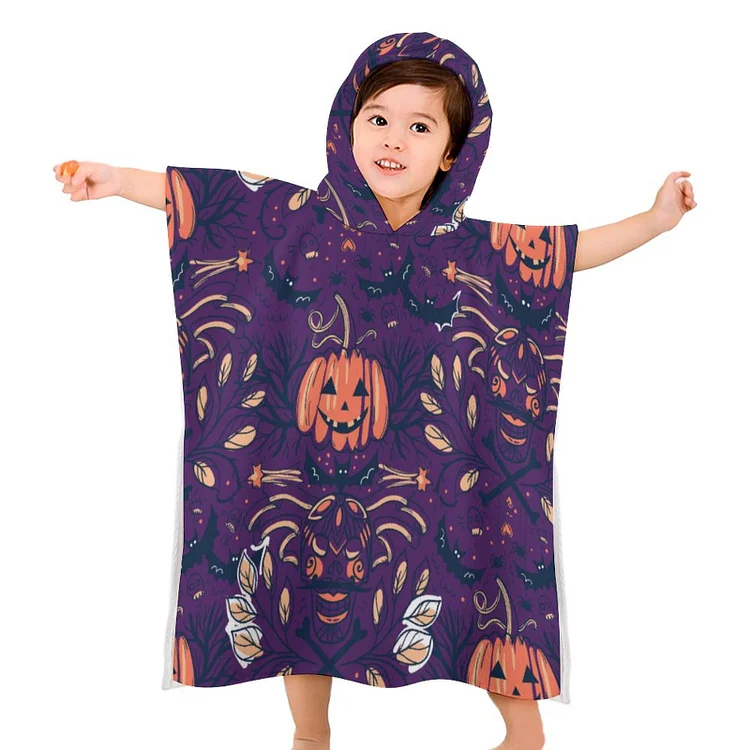 Personalized  Design Children's Bath Towel with Hood Full Print