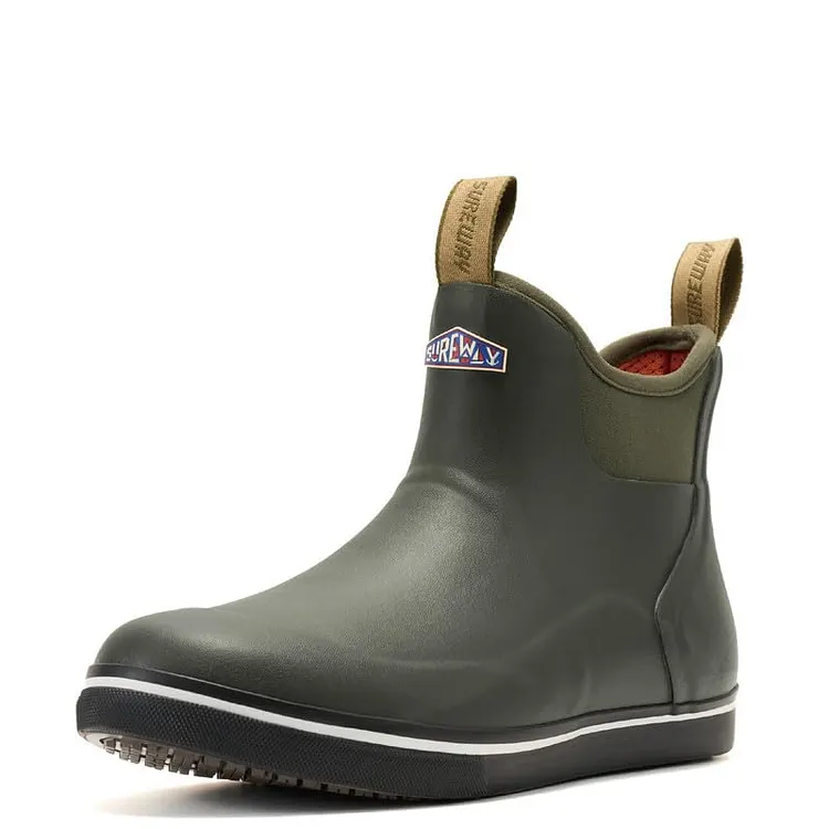 Sureway Mens Waterproof Ankle Deck Boots Non Slip Rubber  display picture 3