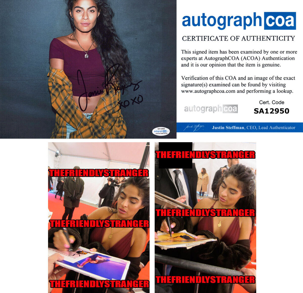 JESSIE REYEZ signed Autographed 8X10 Photo Poster painting a PROOF - Eminem COFFIN Figures ACOA