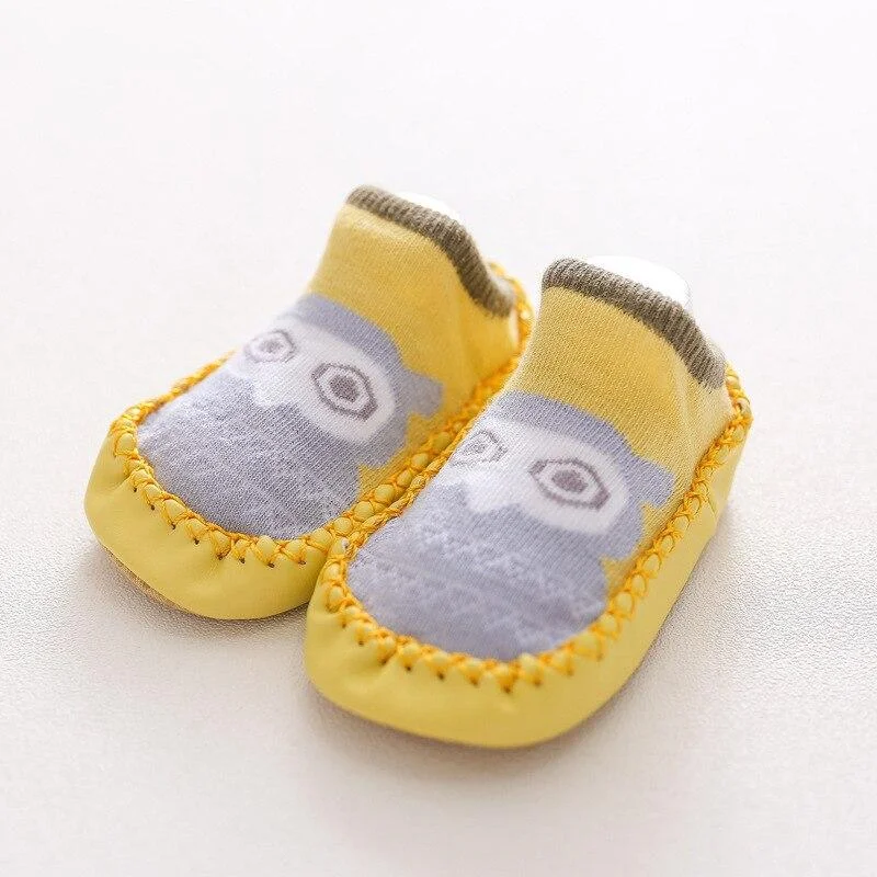 Infant Baby Socks With Rubber Soles Newborn Baby Girls Boys Shoes Autumn Baby Floor Socks Anti Slip Soft Sole Sock