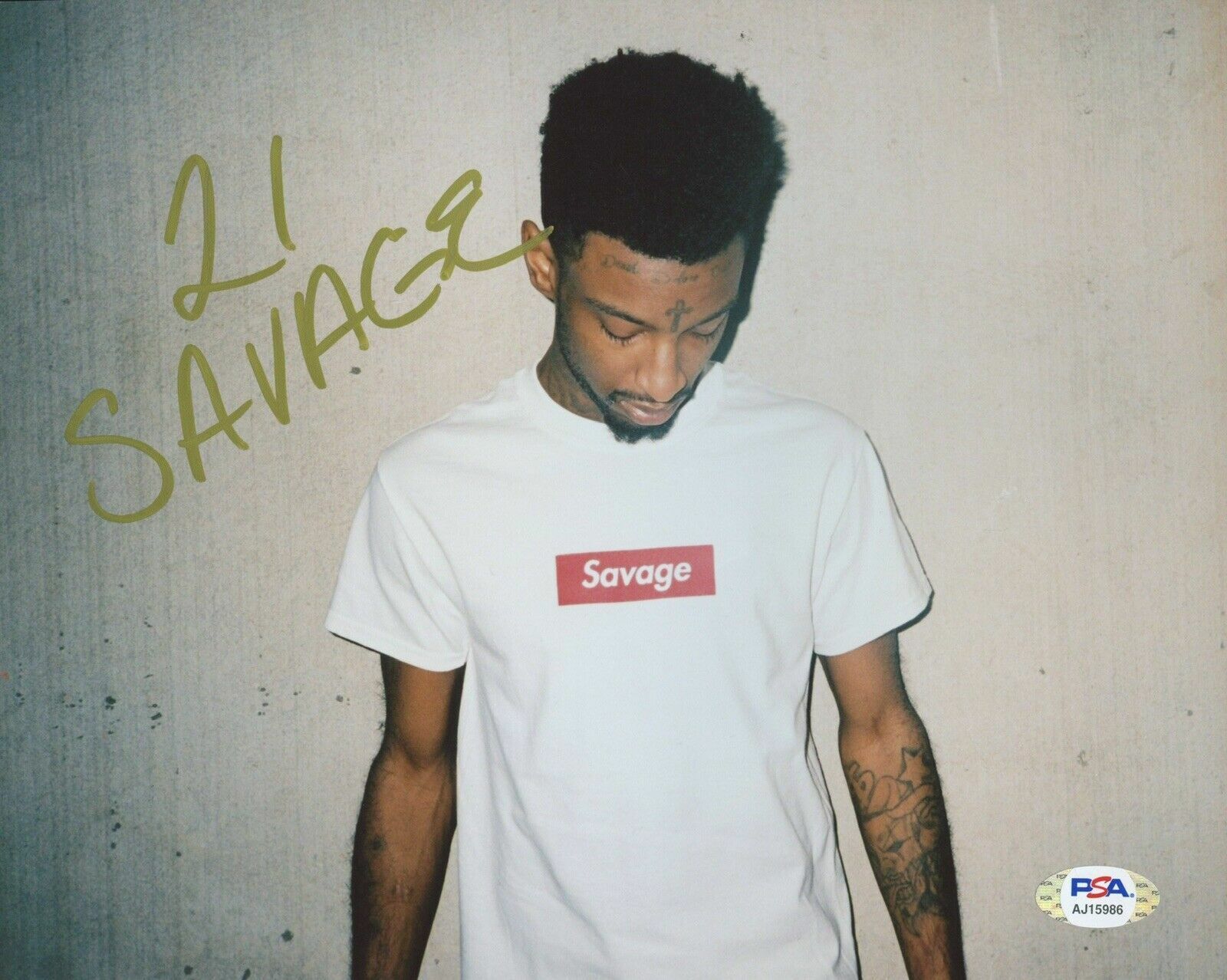 21 Savage Signed Autographed 8x10 Photo Poster painting PSA/DNA Authenticated