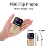 PUSOKEI 4G LTE Flip Phone Unlcoked, 4G Mini Flip Phone for Seniors, Loud Speaker, Dual SIM Slot, 1.77 Inch Screen, One Click Dialing, Bluetooth, FM Radio