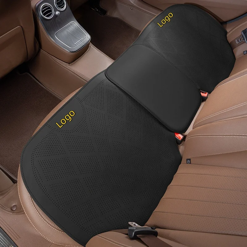 2025 new ultra-thin car seat cushions for all seasons, nappa leather ventilation and breathable seat cushions, high-grade semi-wrapped cushions