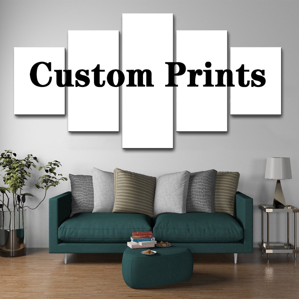 Custom Print Canvas Painting Customize Your Photo Poster Animal Figure Landscape Picture Prints Canvas Wall Art Home Decor Gifts