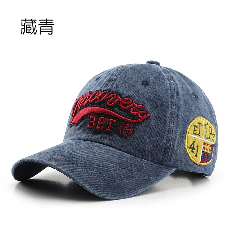 Trend Do the Old Cowboy Letters Embroidered Peaked Cap Spring and Autumn Outdoor Sun Protection Sun Hat