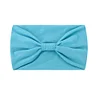 Stylish Plain Colors Elastic Knot Wide Hair Head Bands