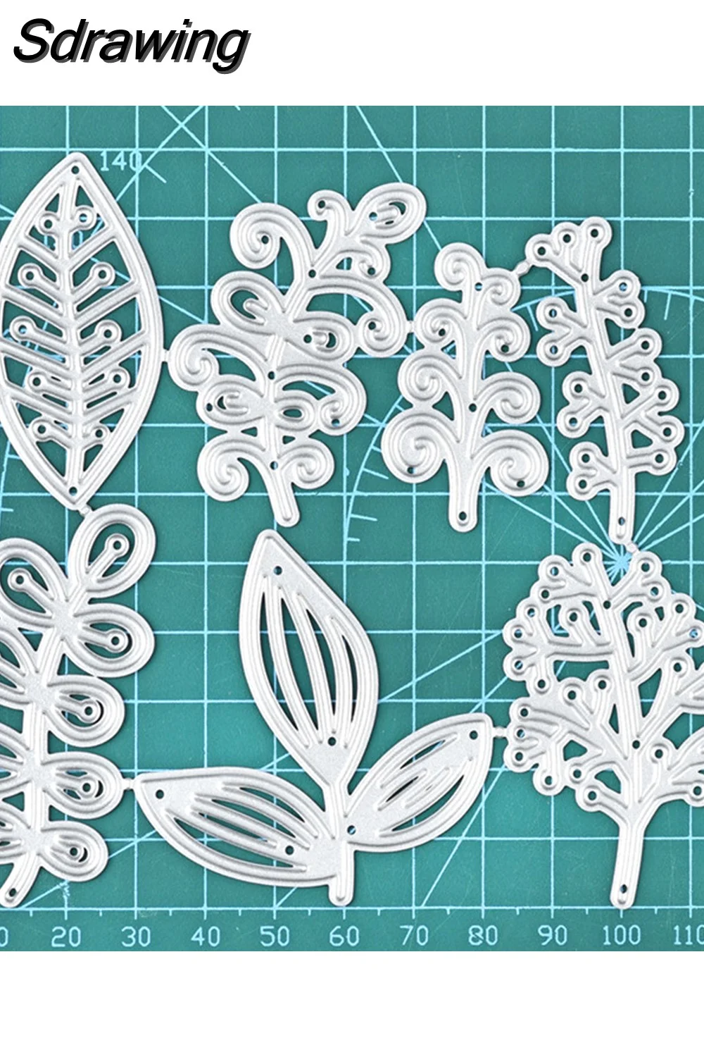 Sdrawing Leaf Series Metal Cutting Dies Flower Scrapbooking for Making Cards Decorative Embossing DIY Crafts Stencils Die Cuts