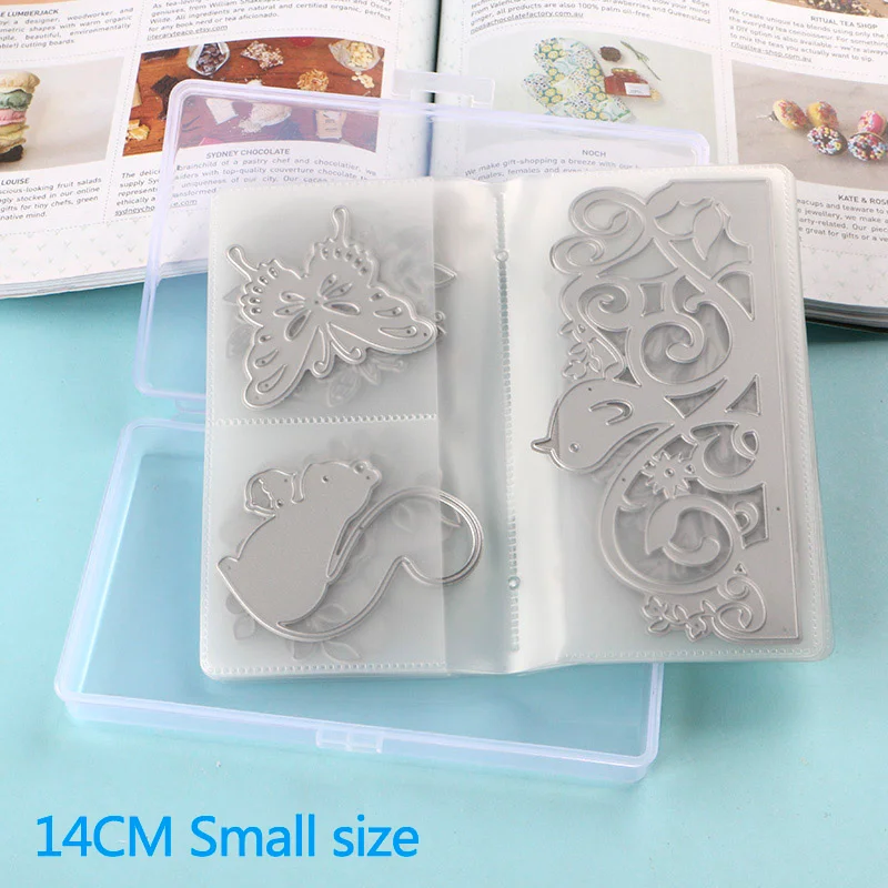 Nigikala CUTTING DIES 14CM-18CM Cutting dies storage book BOX PLUS PVC book easy for handling & protecting your cutting dies