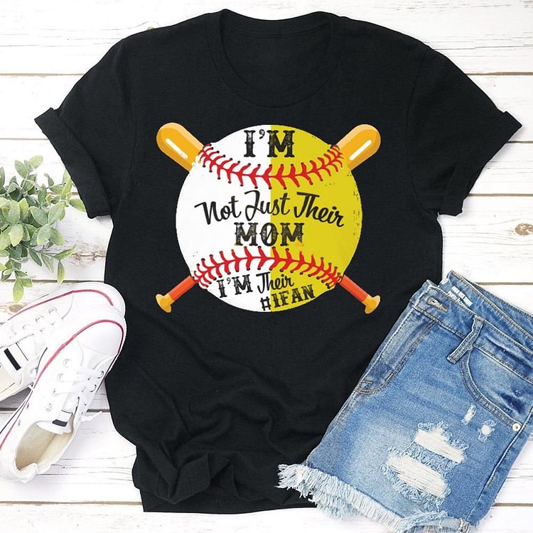 AL™ I'm Their Number 1 Fan Softball T-shirt Tee -
