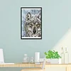 Wolf-14CT Stamped Cross Stitch Kit(21x30cm)